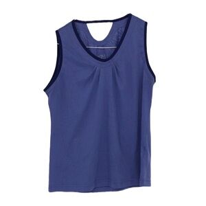 Helly Hansen periwinkle vneck keyhole back  sleeveless top S